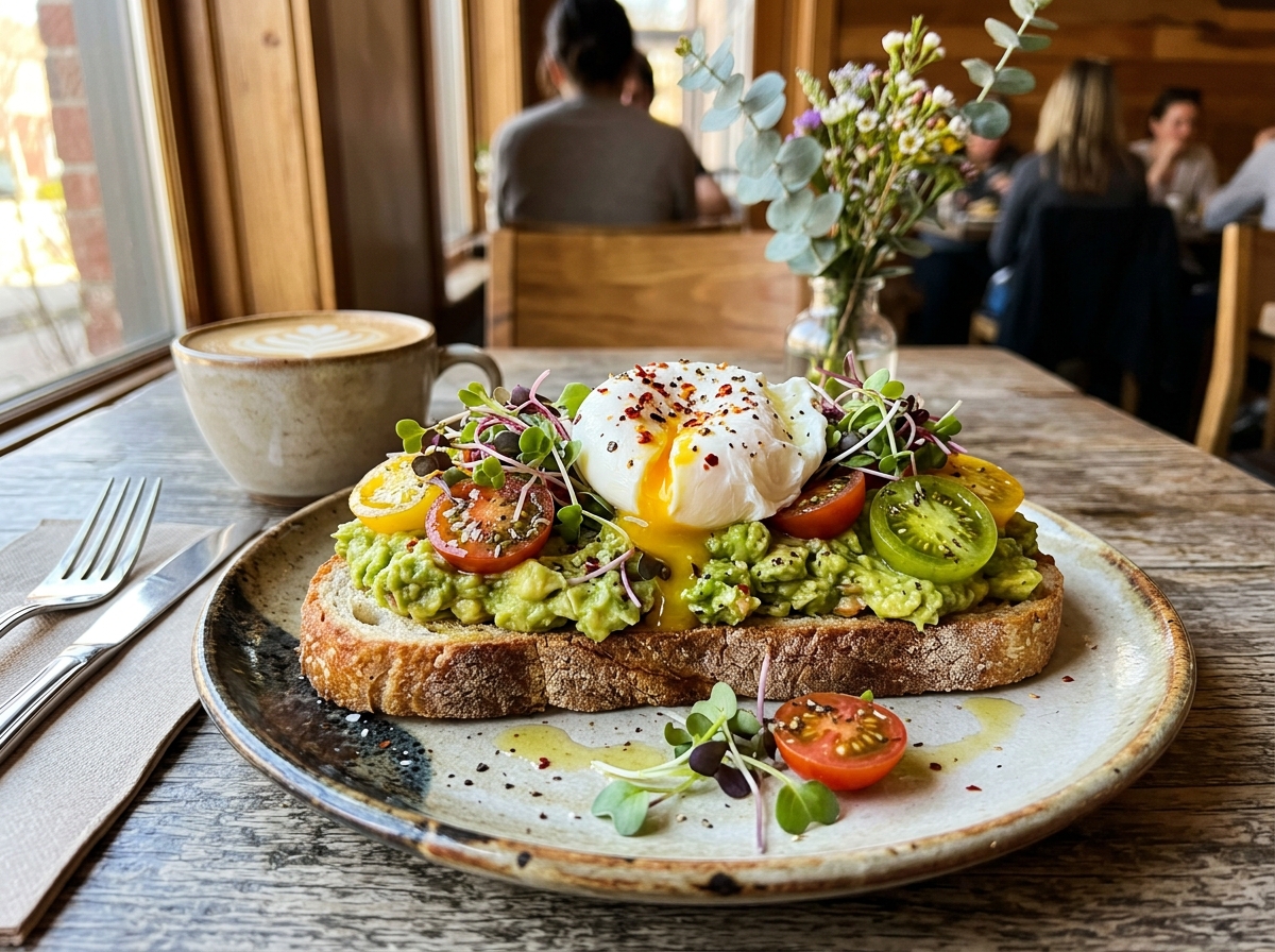 Ekşi Mayalı Avokado Tost